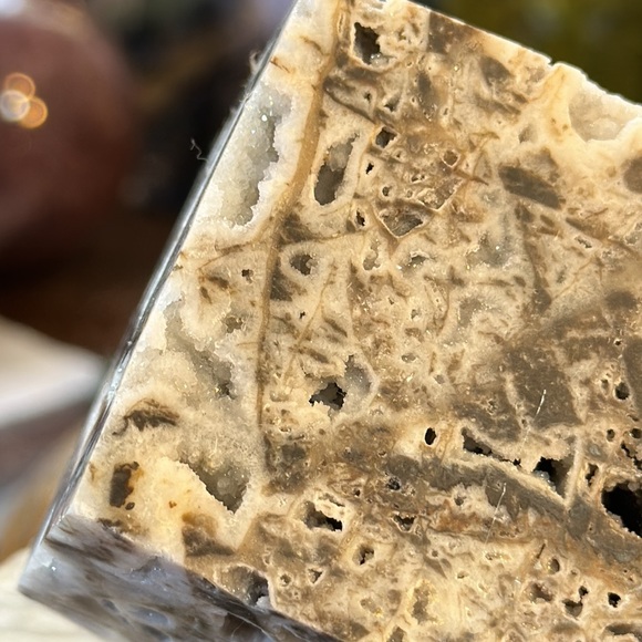 🎄SALE🎄Sphalerite Crystal Cube With Druzy! - Picture 8 of 11